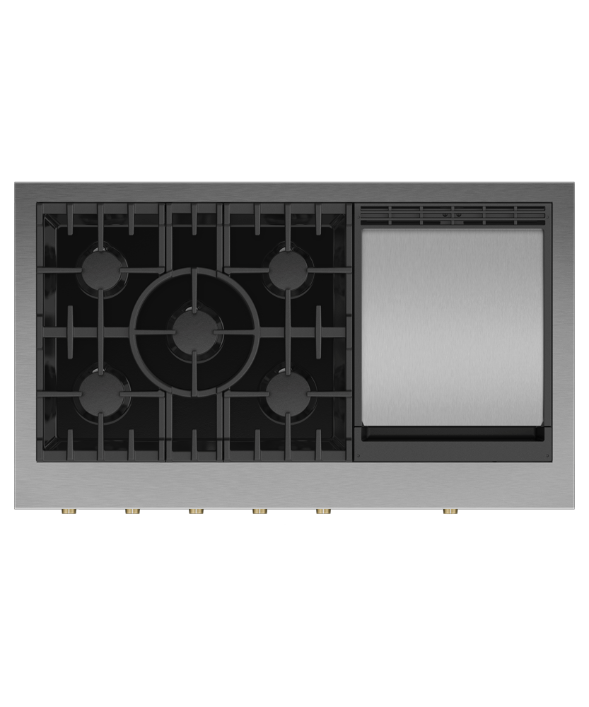 48" Series 9 5 Burner with Griddle Gas Rangetop