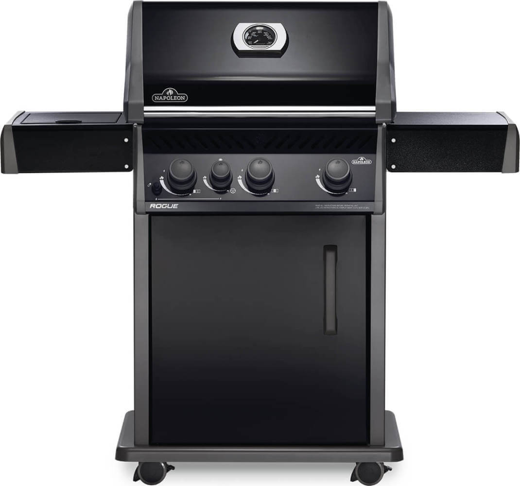 Rogue 425 SB Range Side Burner , Natural Gas, Black