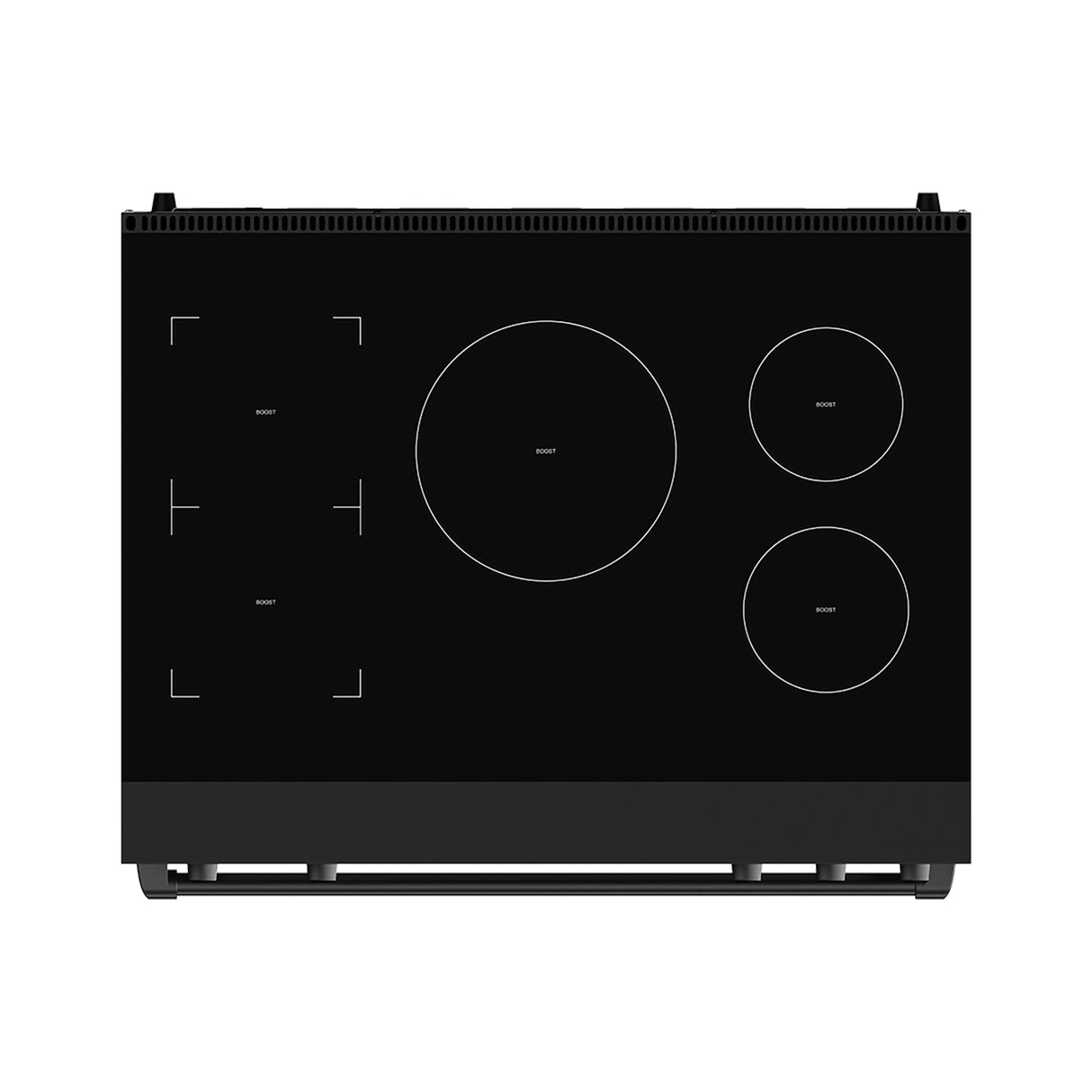 36 Inch Professional Induction Range With Tilt Panel Touch Control In Black Gordon Ramsay Series
