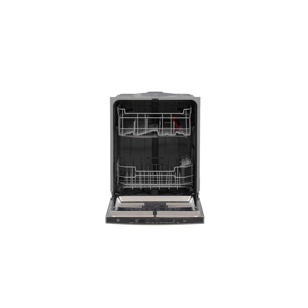 GE® Hybrid Stainless Steel Interior Dishwasher with Hidden Controls