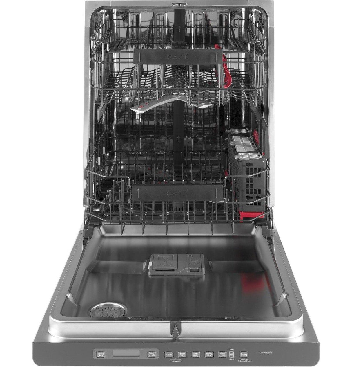 Café™ Stainless Interior Built-In Dishwasher with Hidden Controls