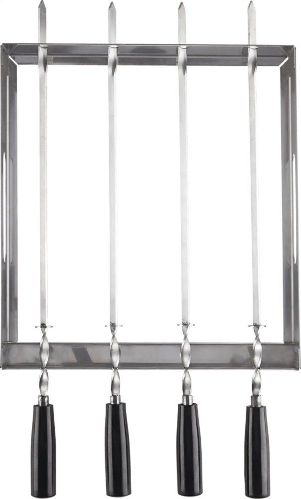 PRO Series Stainless Steel Rotating Skewer Rack
