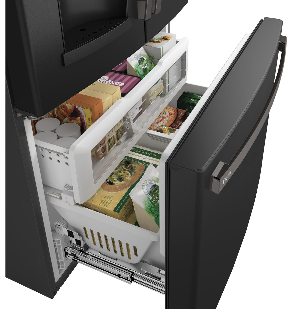 GE Profile™ Series ENERGY STAR® 22.1 Cu. Ft. Counter-Depth French-Door Refrigerator with Hands-Free AutoFill