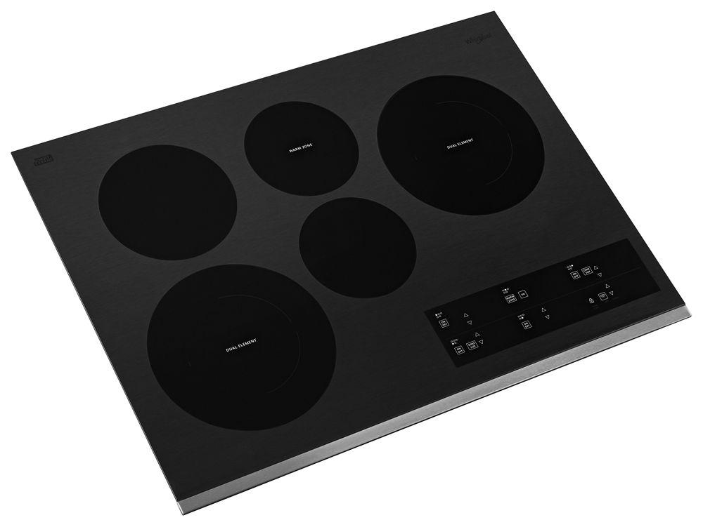 30-inch Electric Ceramic Glass Cooktop with Two Dual Radiant Elements