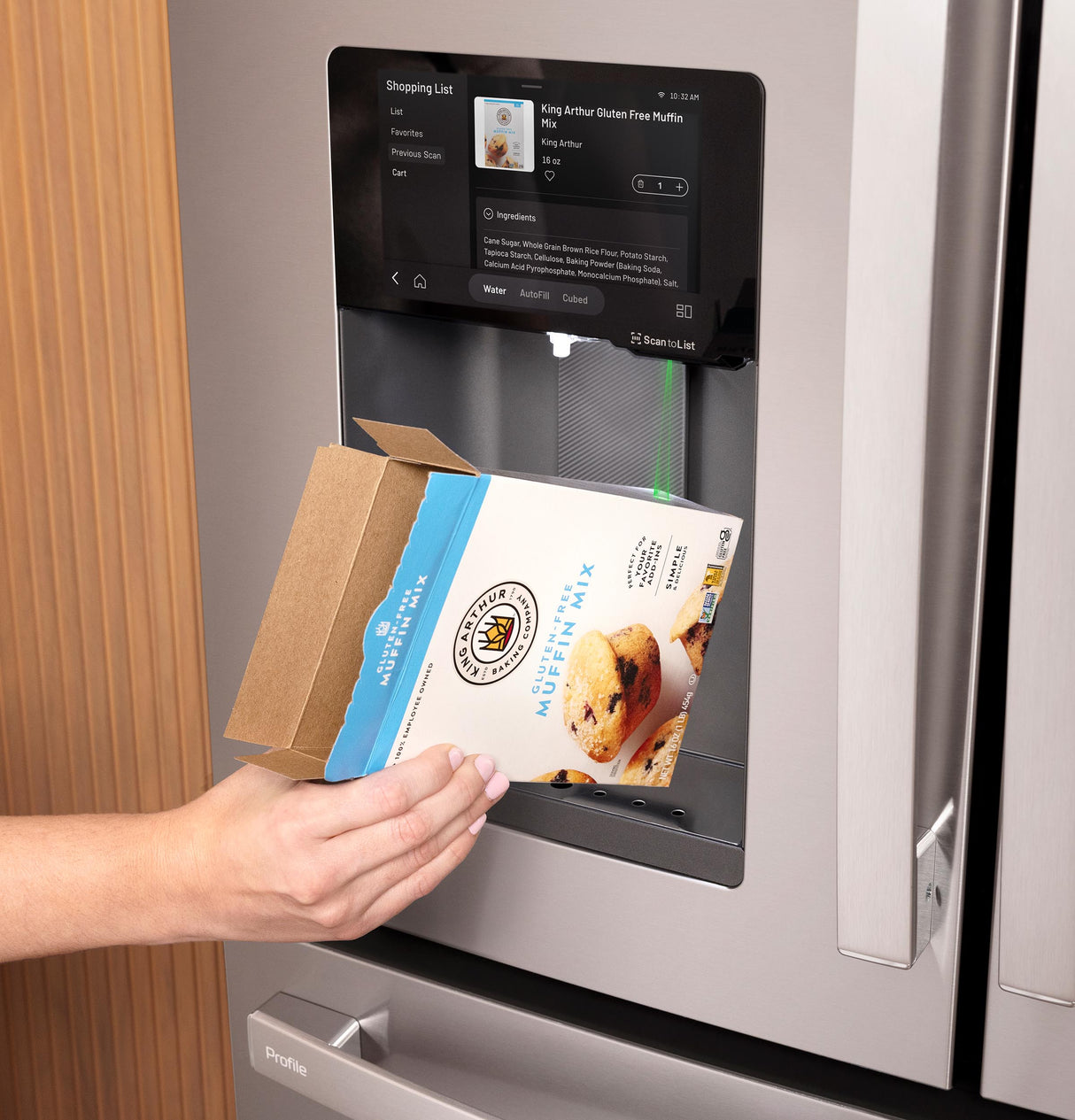 GE Profile™ ENERGY STAR® 22.4 Cu. Ft. Smart Counter-Depth 4-Door French-Door Refrigerator with Kitchen Assistant™