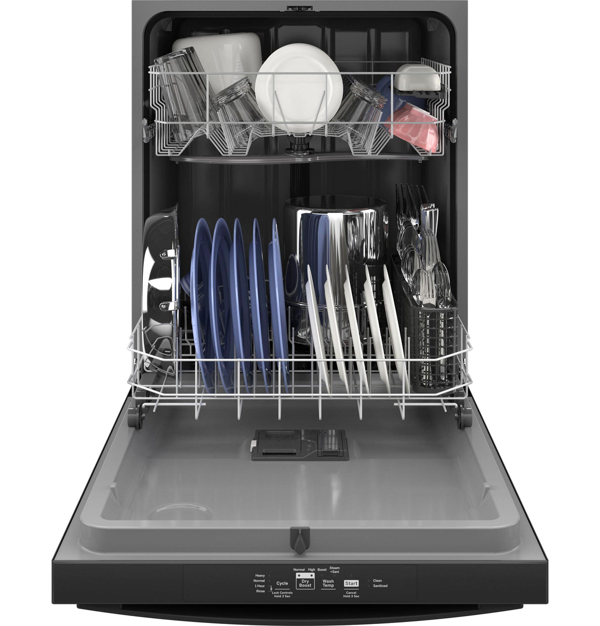 GE® ENERGY STAR® Top Control with Plastic Interior Dishwasher with Sanitize Cycle & Dry Boost