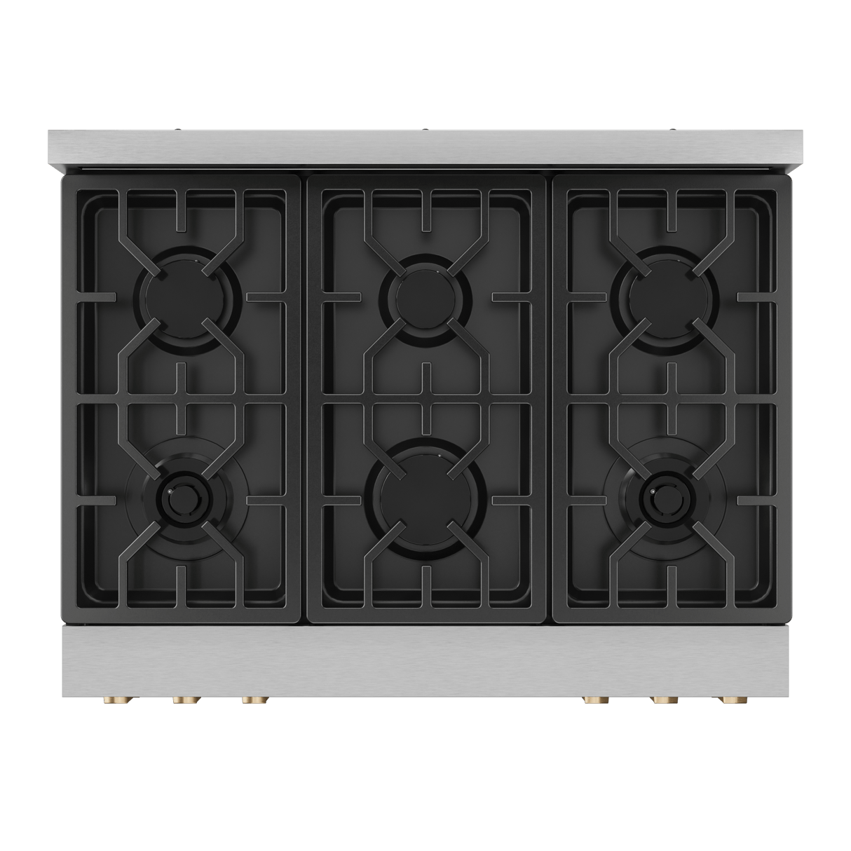 36 Inch Professional Gas Range With Tilt Panel Touch Control In Stainless Steel/bronze Gordon Ramsay Series