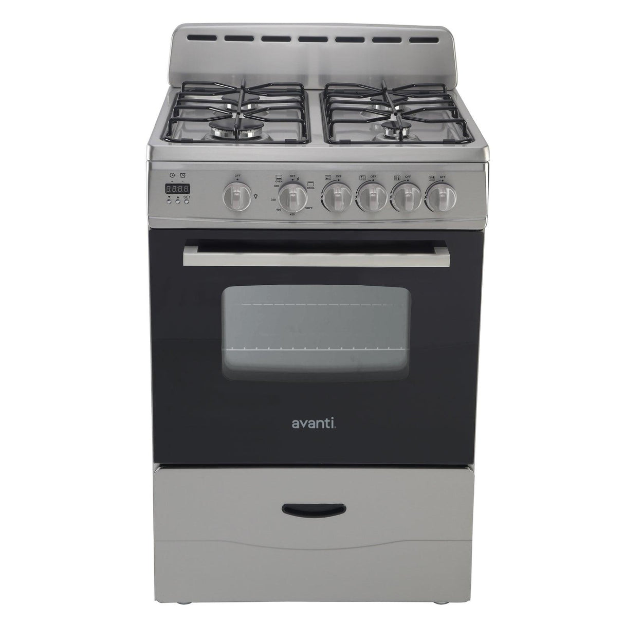 Avanti 24" Gas Range - White