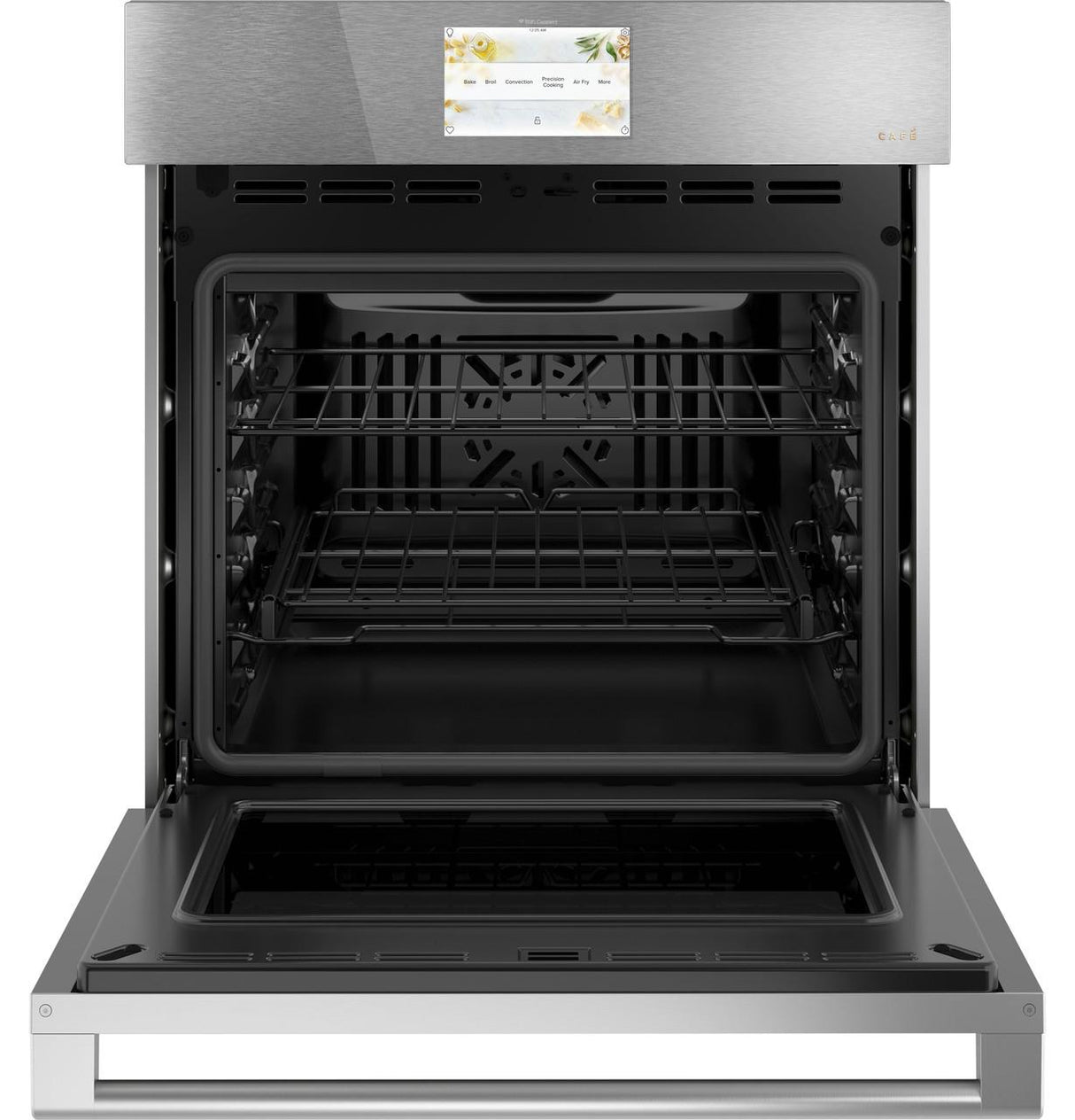 Café™ 27" Smart Single Wall Oven with Convection in Platinum Glass