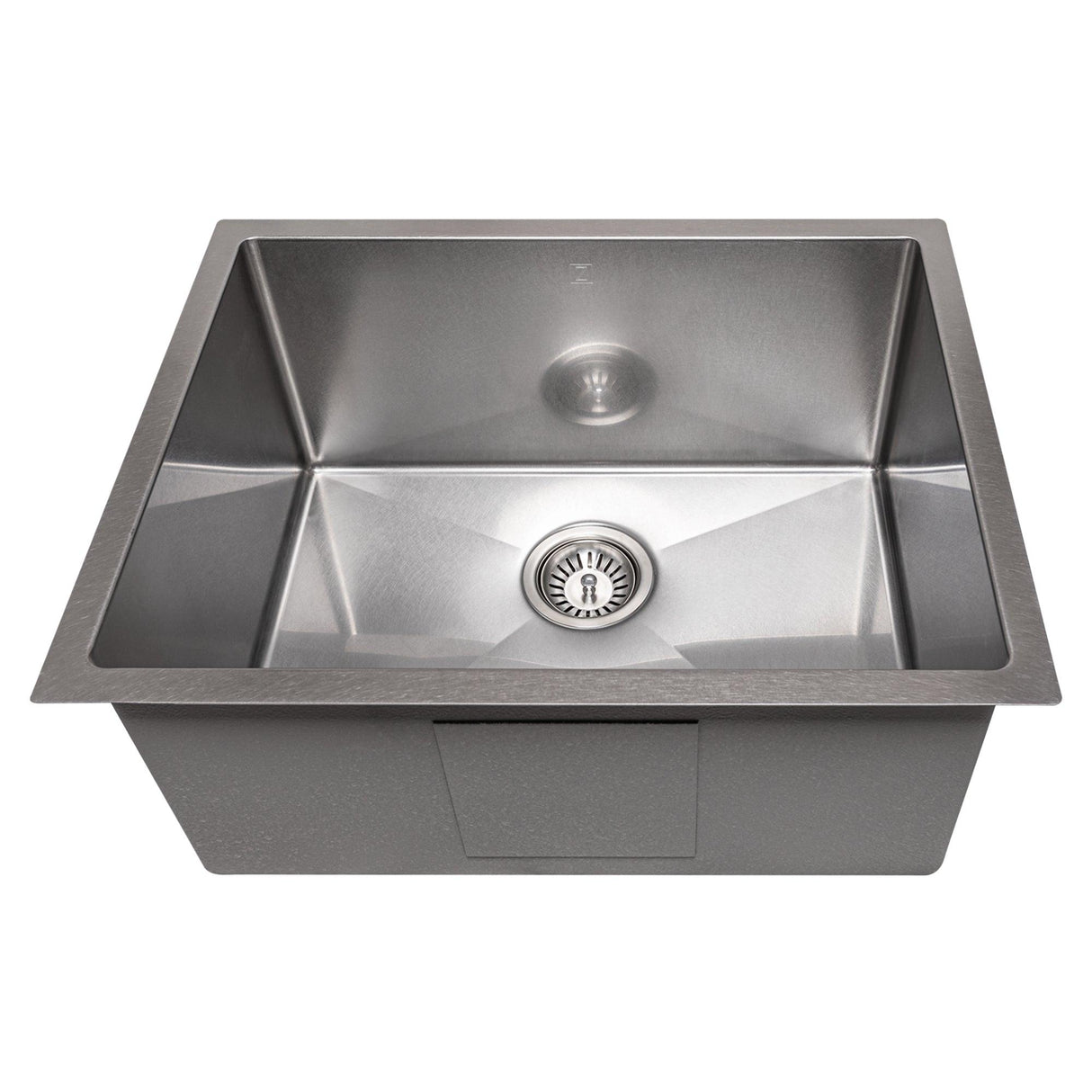 ZLINE 23 in. Meribel Undermount Single Bowl Satin Stainless Steel Kitchen Sink with Bottom Grid (SRS-23S)
