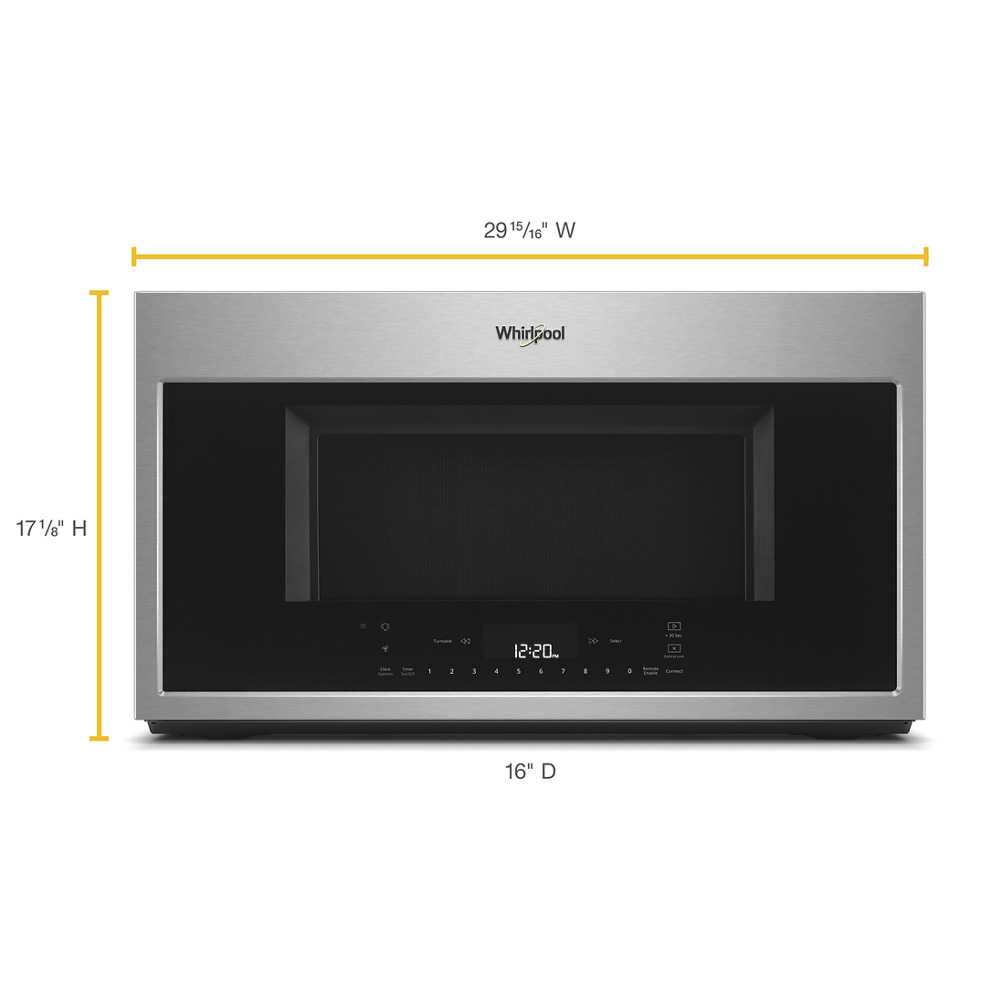 1.9 cu. ft. Smart Over-the-Range Microwave with Scan-to-Cook technology 1