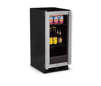 15" Beverage Center - Stainless Frame Glass Door - Right Hinge
