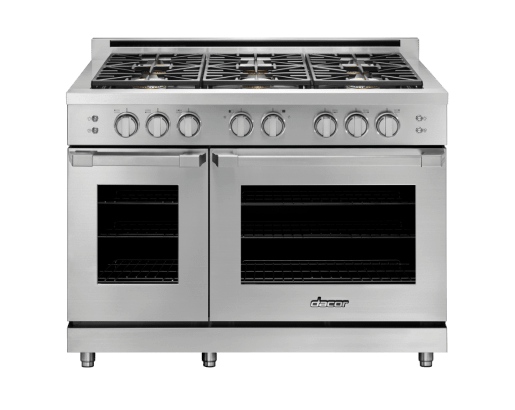 Gas Pro Range, Silver Stainless Steel, Liquid Propane
