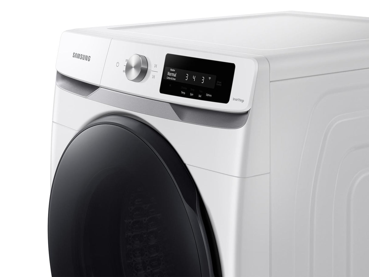 4.5 cu. ft. Large Capacity Smart Dial Front Load Washer with Super Speed Wash in White