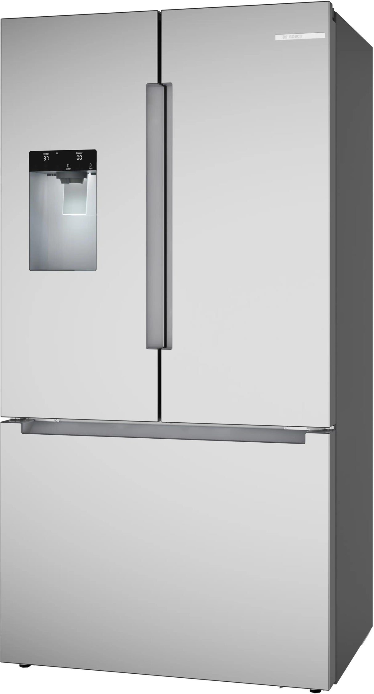 100 Series French Door Bottom Mount Refrigerator 36" Stainless steel (with anti-fingerprint), Total No Frost