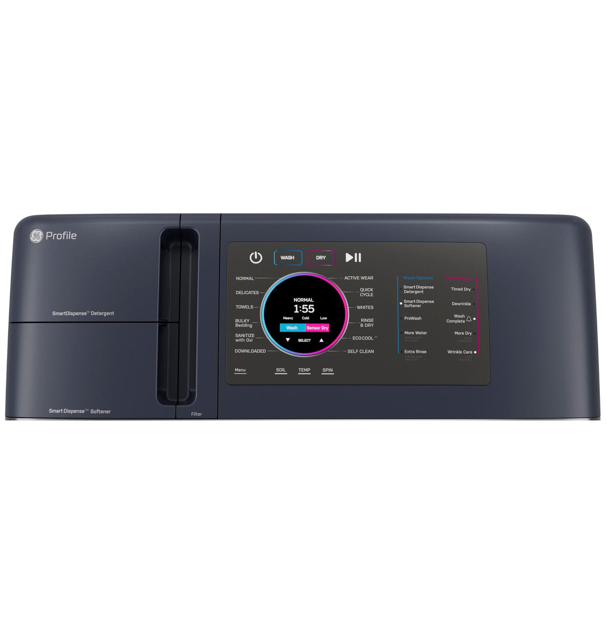 GE Profile™ ENERGY STAR® 4.8 cu. ft. Capacity UltraFast Combo with Ventless Inverter Heat Pump Technology Washer/Dryer