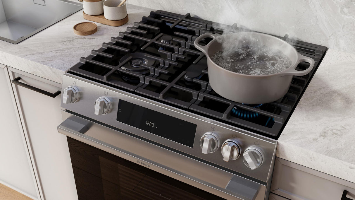 100 Series, Freestanding gas cooker, Stainless steel