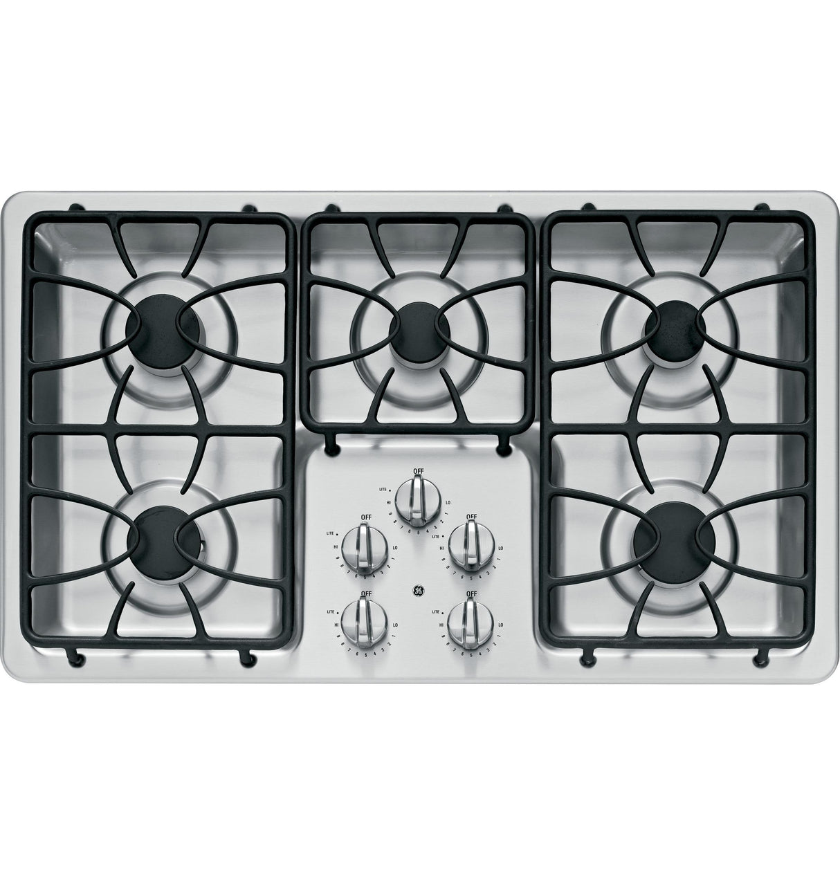 GE® 36" Built-In Gas Cooktop