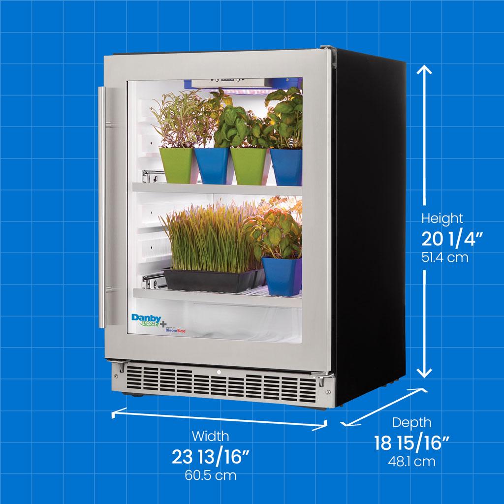 Danby Fresh 5.8 cu. ft. Herb Grower in Stainless Steel