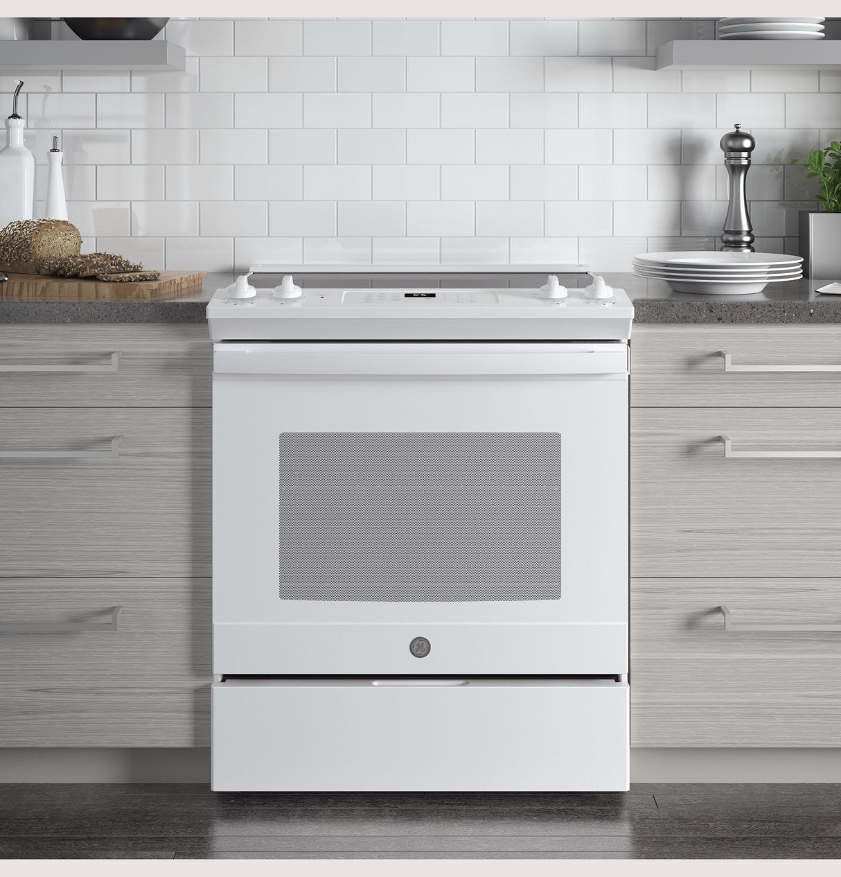 GE® 30" Slide-In Electric Range