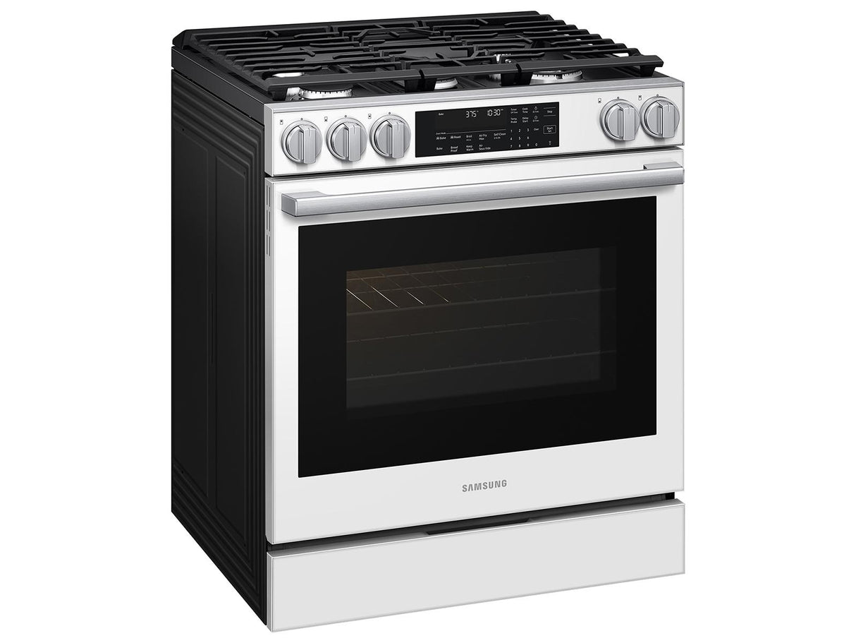 Bespoke Smart Slide-in Gas Range Pro Style Elite Design Illuminated Knobs Air Fry Max