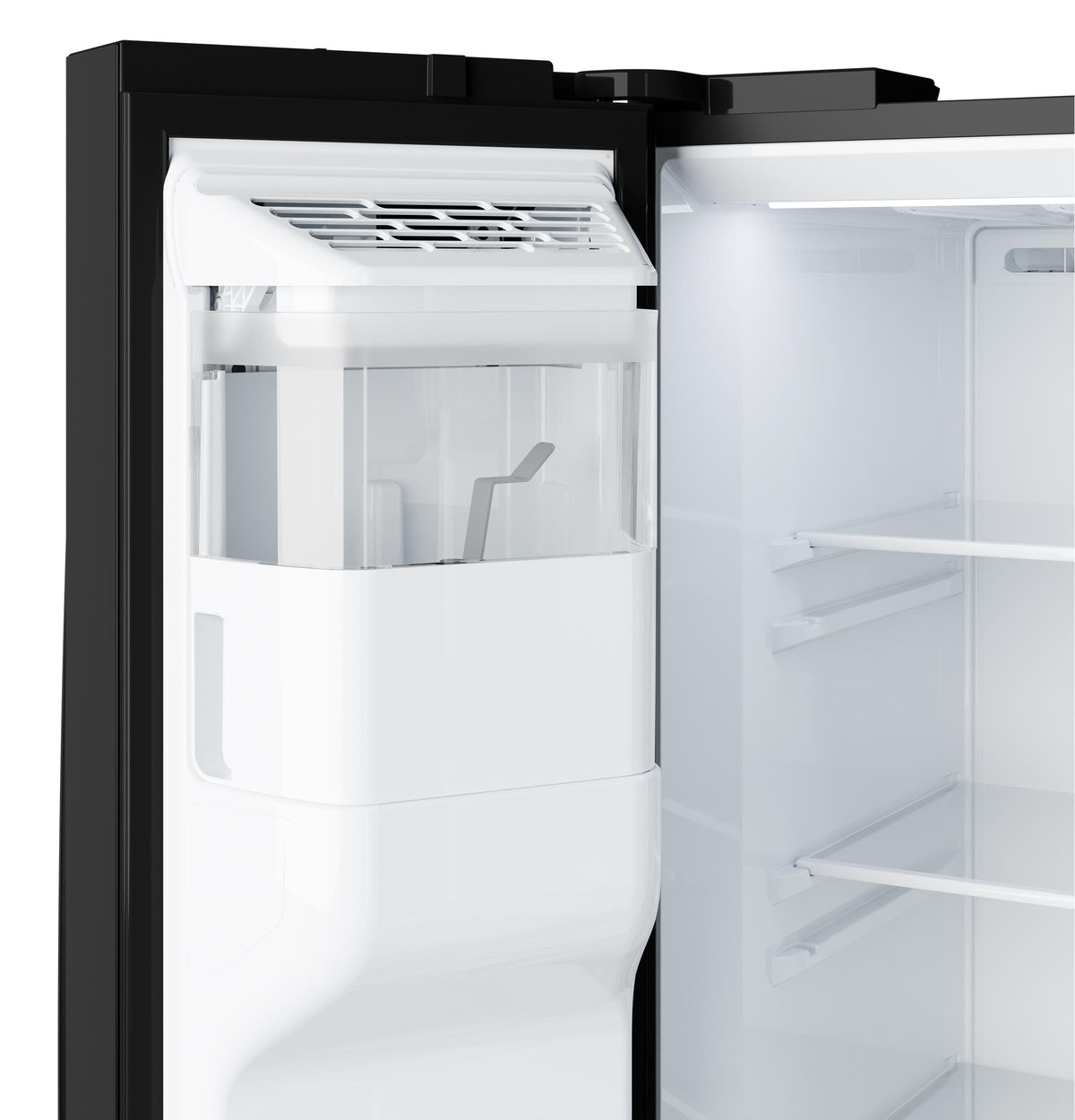 GE® 23.6 Cu. Ft. Counter-Depth Side-By-Side Refrigerator with Extra Tall Dispenser and In-Door Icemaker