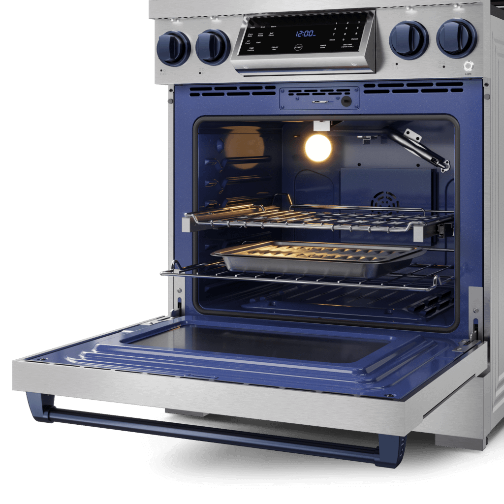 30 Inch Professional Lp Range With Tilt Panel Touch Control In Stainless Steel/blue Gordon Ramsay Series