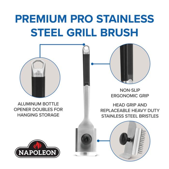 Premium Stainless Steel Grill Brush PRO Series
