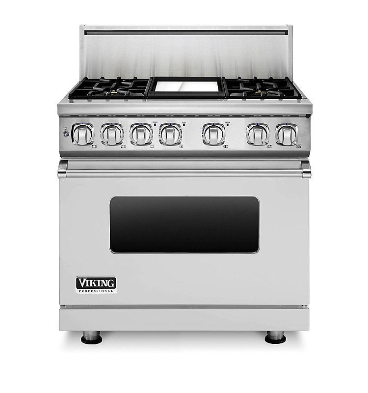 36" Dual Fuel Range, Natural Gas
