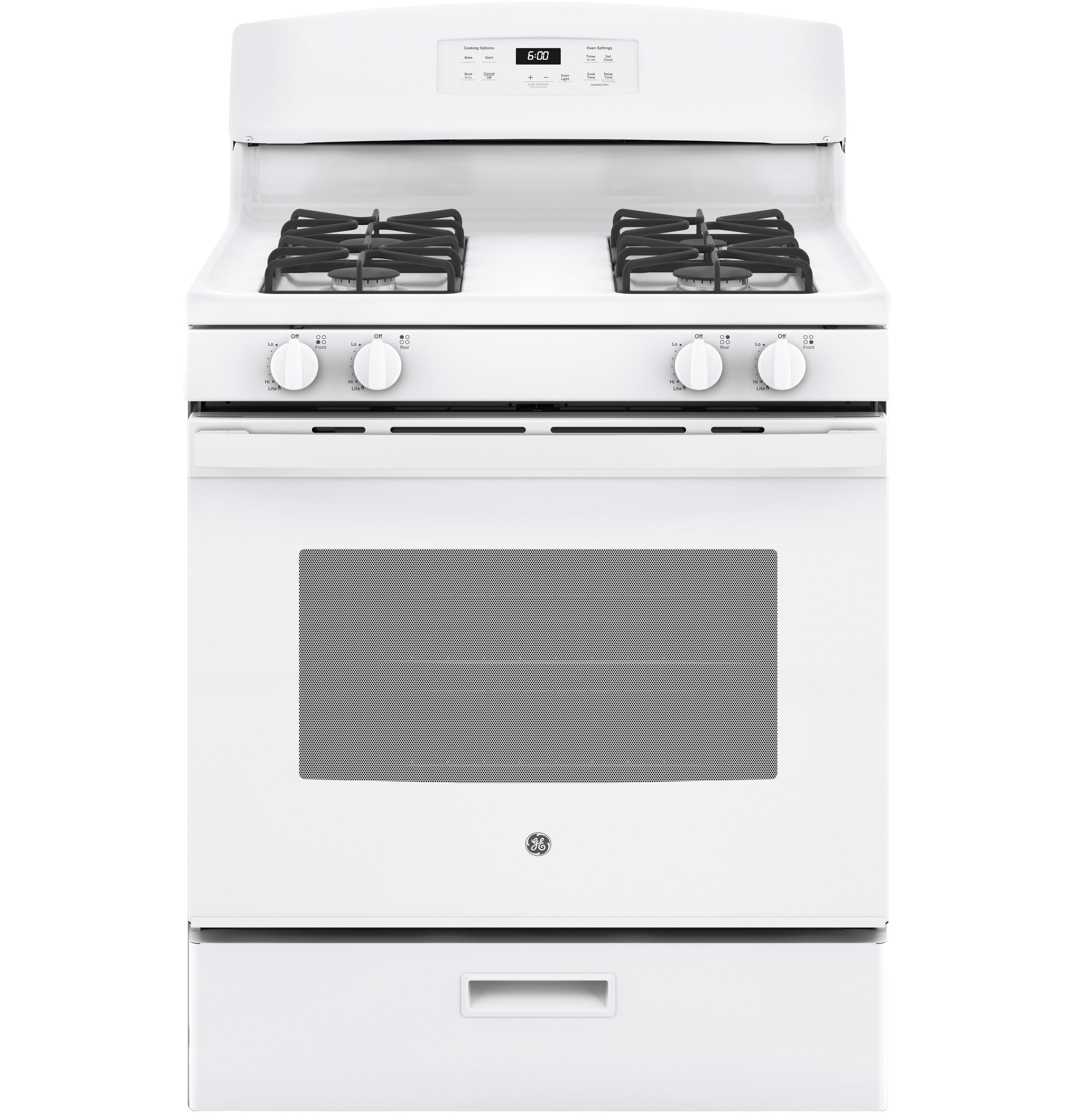 GE® 30" Free-Standing Gas Range