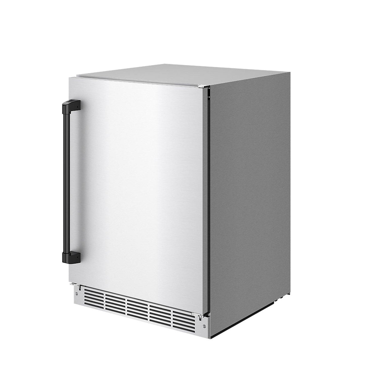 Gordon Ramsay Collection 24 Inch Outdoor Undercounter Beverage Cooler In Stainless Steel/black