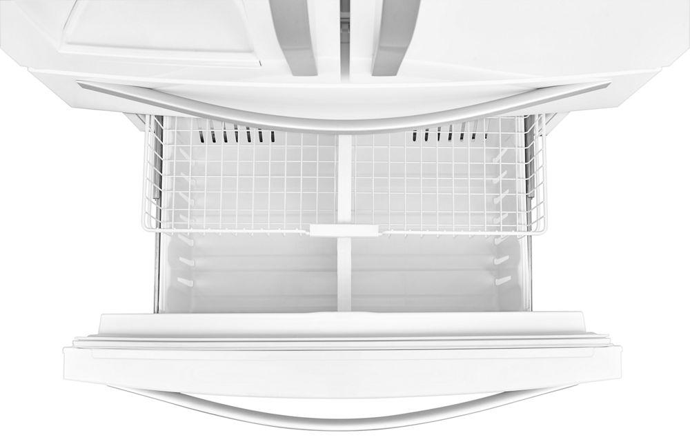36-inch Wide French Door Refrigerator with External Refrigerated Drawer - 25 cu. ft.