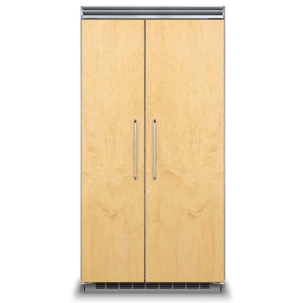 Marvel Professional Built-In 42" Side-by-Side Refrigerator Freezer - Marvel Professional Built-In 42" Side-by-Side Refrigerator Freezer - Stainless Steel Doors, Slim Designer Handles