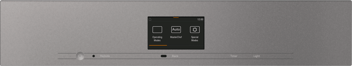 H 7660 BP AM Graphite grey - 24" oven in a perfectly combinable design with roast probe and BrilliantLight.