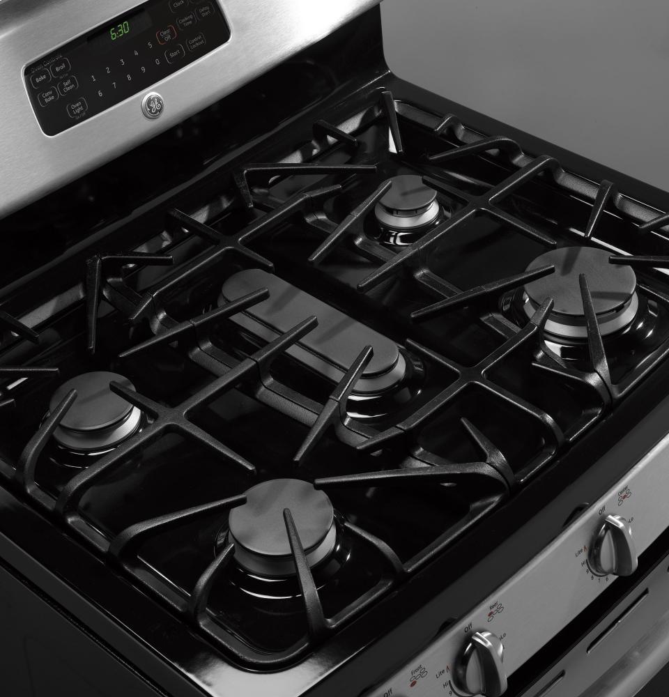 GE® 30" Free-Standing Gas Range with Warming Drawer