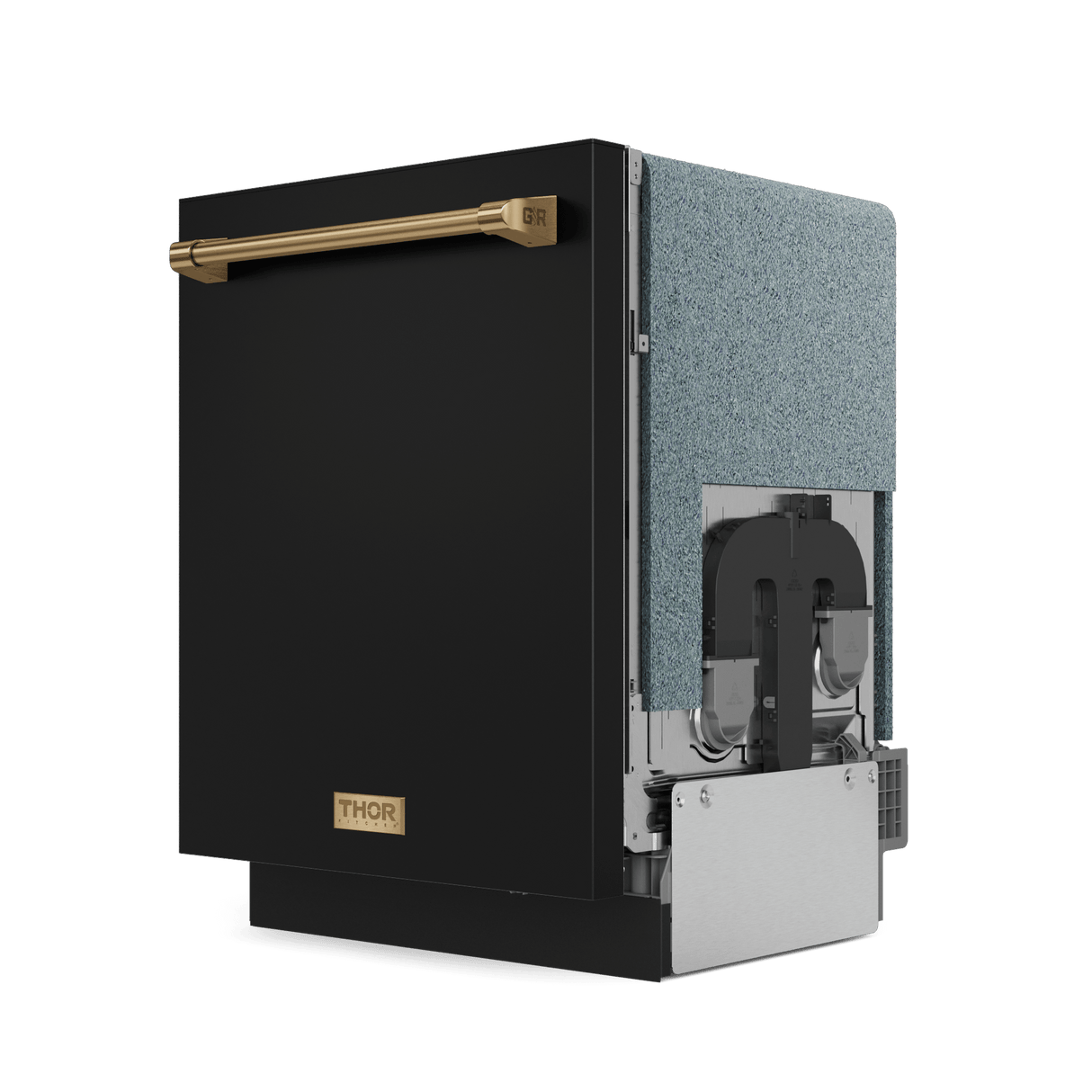 24 Inch Dishwasher Matte Black/bronze Gordon Ramsay Series - Dw24x8ba00-brz