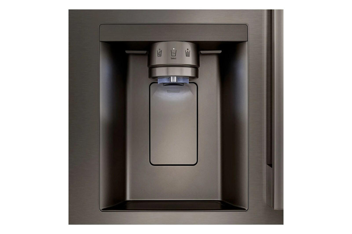 25 cu.ft. 3-Door French Door Refrigerator with NEW Hybrid Handle Design and External Ice and Water Dispenser