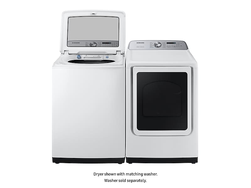 7.4 cu. ft. Gas Dryer with Steam Sanitize+ in White