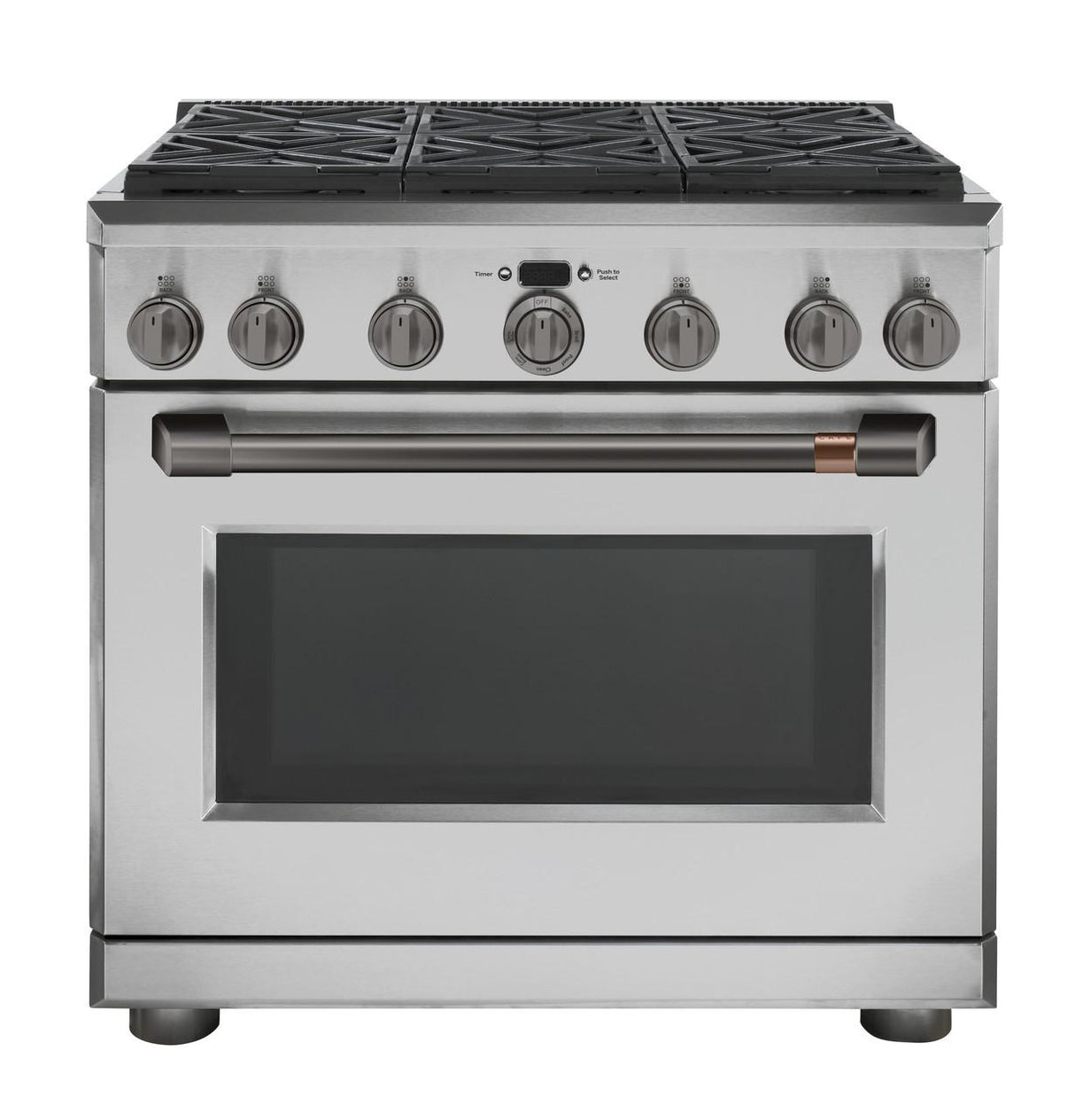 Café™ 36" All-Gas Commercial-Style Range with 6 Burners (Natural Gas)