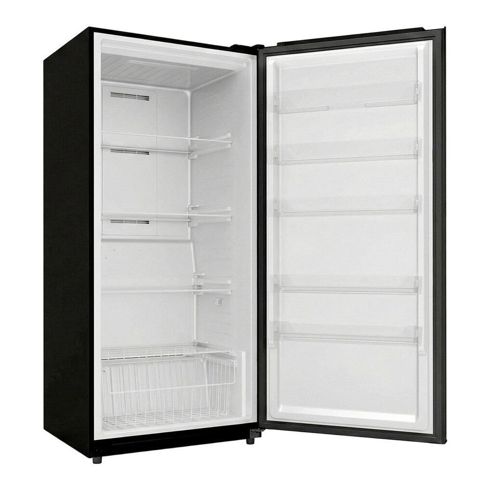 Verona VEFCF3320BK 33 inch Convertible Upright Freezer/Refrigerator with 20.2 cu. ft. Capacity, Exterior Control Panel, Garage Ready, Energy Star (Black)