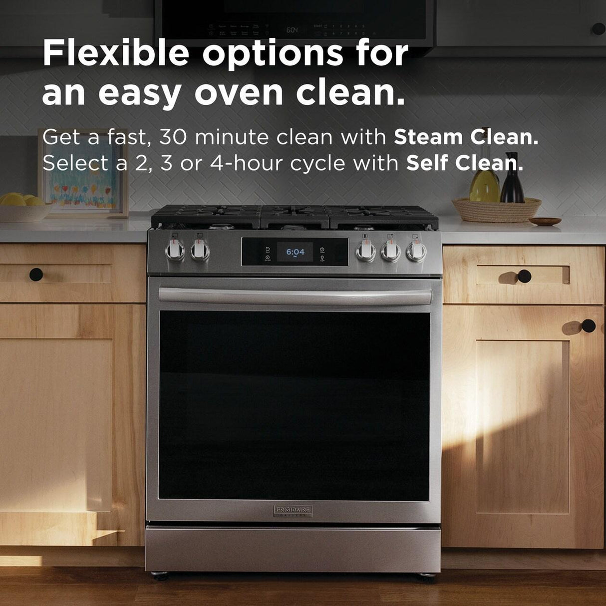 30" Front Control Gas Range with Stone-Baked Pizza