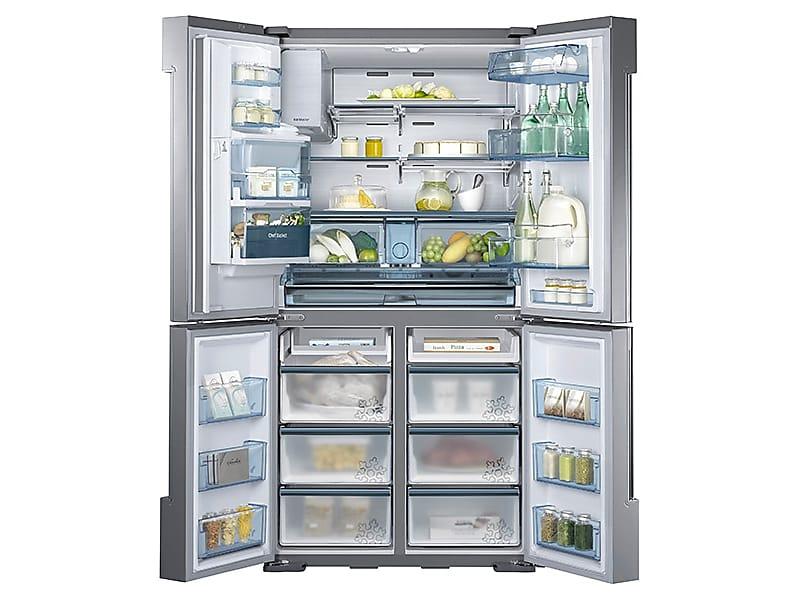 34 cu. ft. 4-Door Flex™ Chef Collection Refrigerator with Sparkling Water Dispenser in Stainless Steel