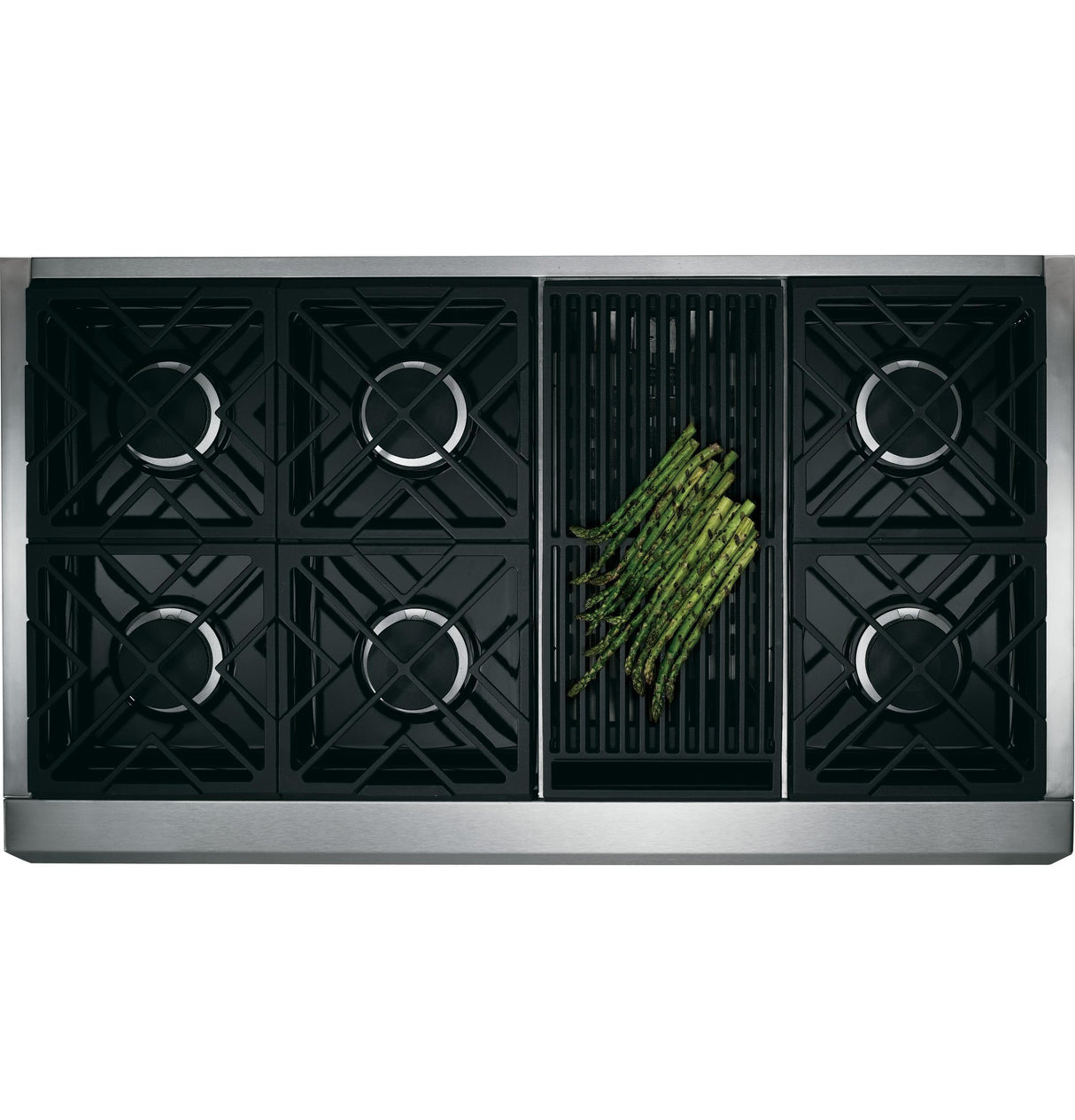 Monogram 48" Dual-Fuel Professional Range with 6 Burners and Grill (Natural Gas)