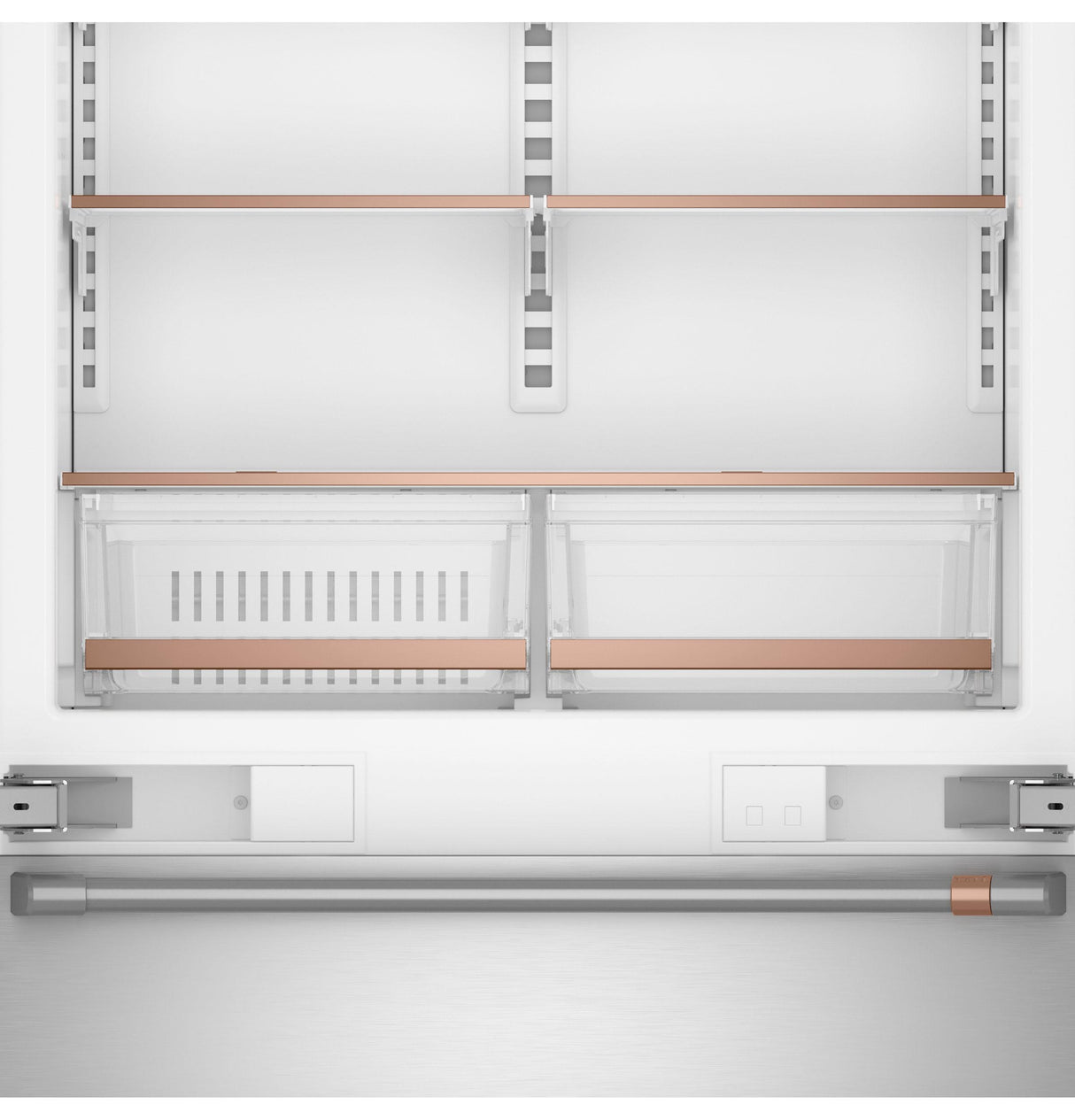 CAFE™ 36" Panel-Ready Integrated Bottom-Freezer Refrigerator - Left Swing