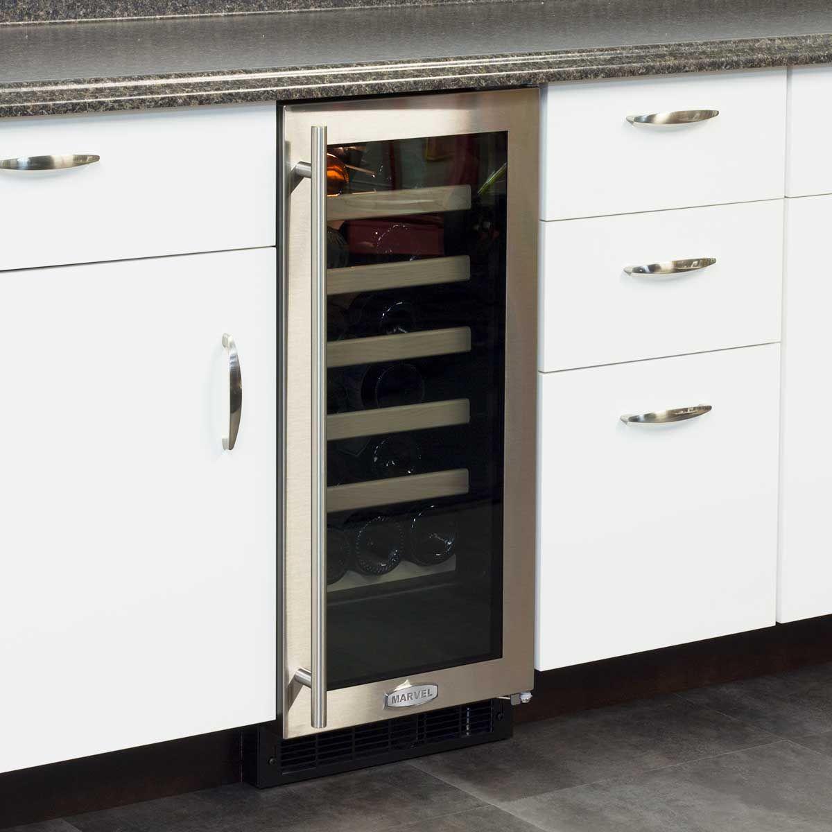 15-In Built-In Single Zone Wine Refrigerator with Door Swing - Right