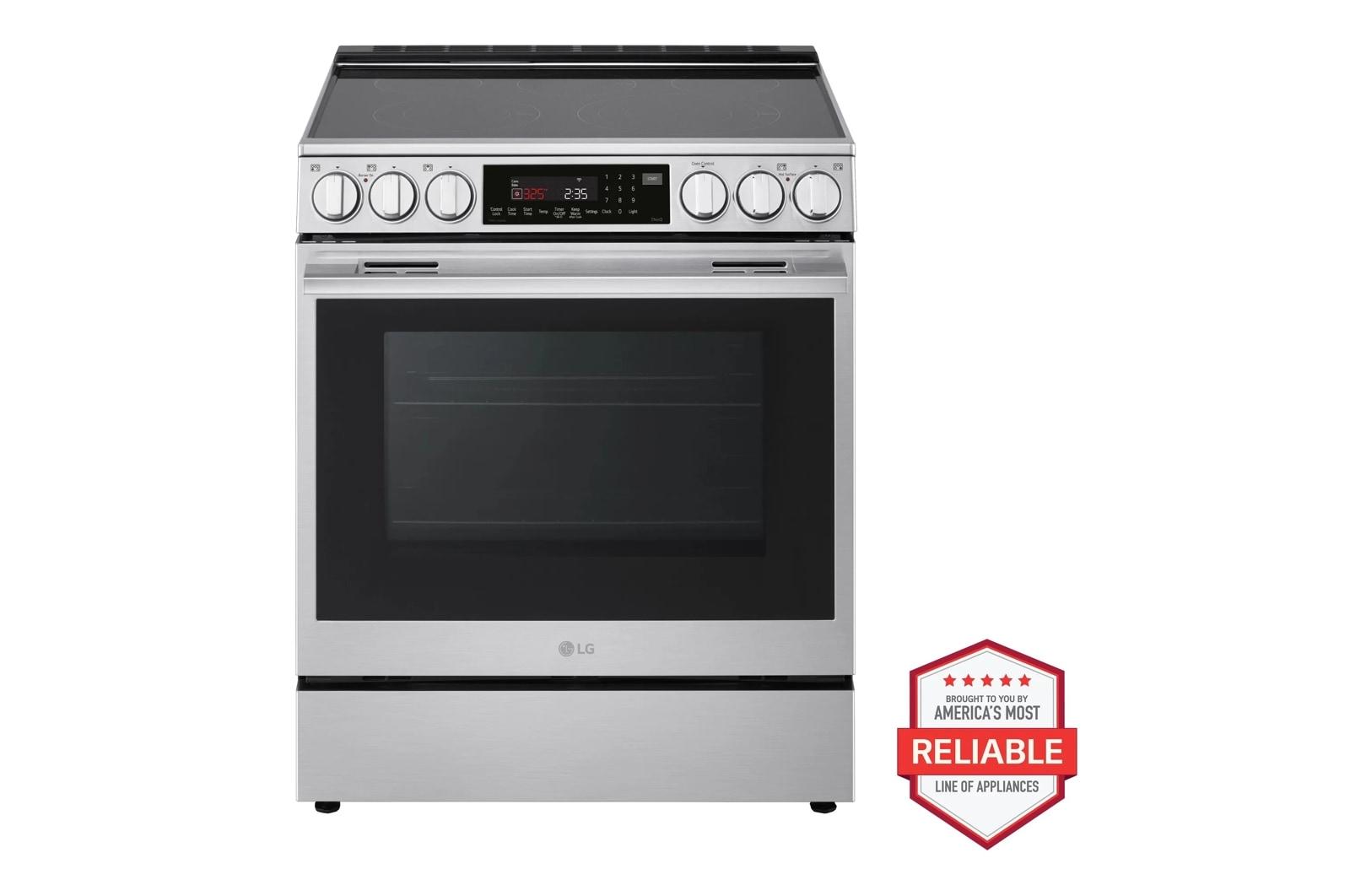 6.3 cu. ft. Smart Electric Slide-in Range with InstaView®, ProBake Convection®, and Air Fry