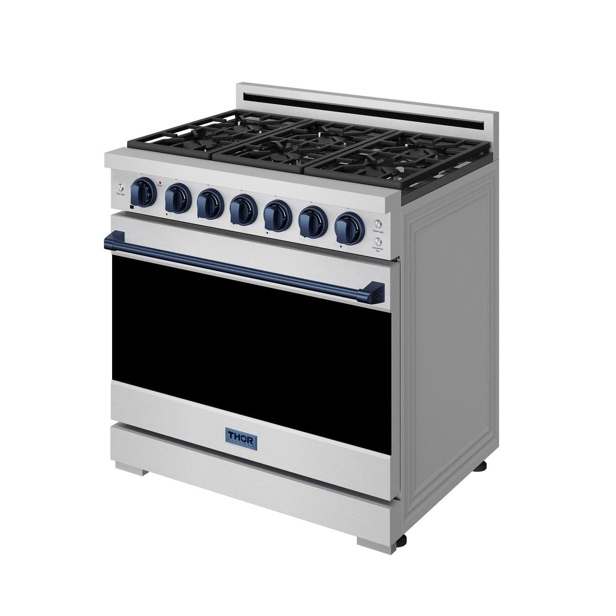 36 Inch Professional Liquid Propane Range With Precision Knob In Stainless Steel and Blue Gordon Ramsay Series
