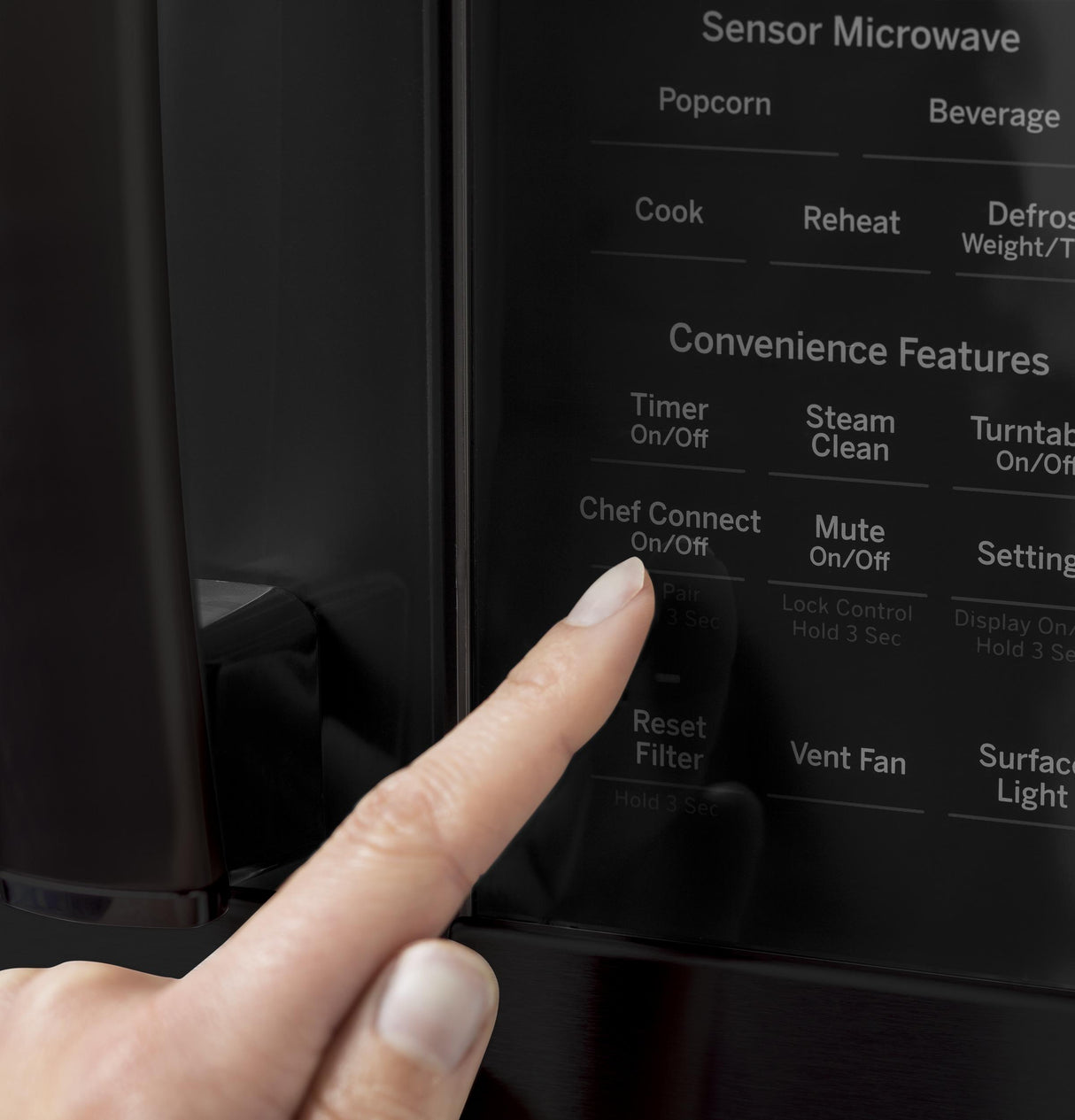 GE Profile™ 1.7 Cu. Ft. Convection Over-the-Range Microwave Oven