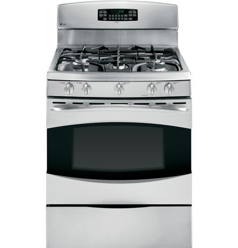 GE Profile™ Series 30" Free-Standing Self Clean Gas Range