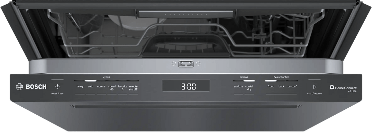 800 Series Dishwasher 24" Brushed black steel anti-fingerprint